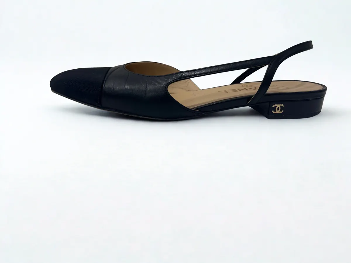 Slingback Pumps Bicolores